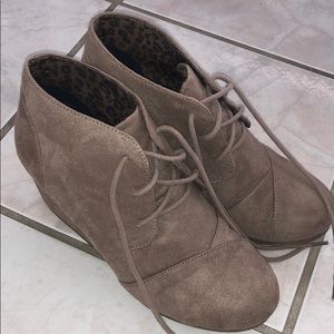 Beige Booties